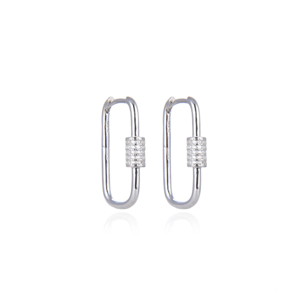 CEF63 Silber Oder Bronze Große Schlüsselhalter Mousqueton